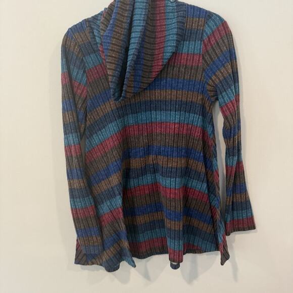 Modcloth Lightweight Marled Sweater Womens Sz Medium Charcoal Grey Knit 1907 - Picture 5 of 7